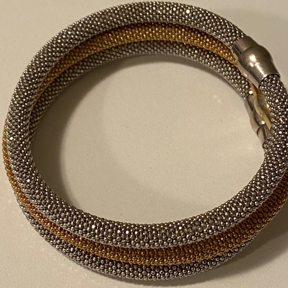 3 Stackable Mesh Magnetic Bracelets - image 2